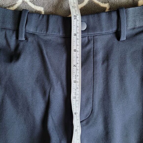 Uniqlo Pants Mens Sz Small Blue Polyester Drawstring Casual Performance Pockets - Picture 6 of 9